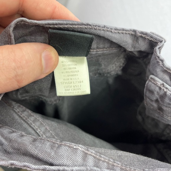 Flying Monkey Black Denim Skinny Jeans Womens 29 waist stretch Made in USA 2151 - Picture 5 of 11